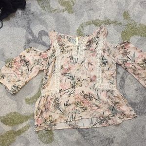 Breezy, floral blouse